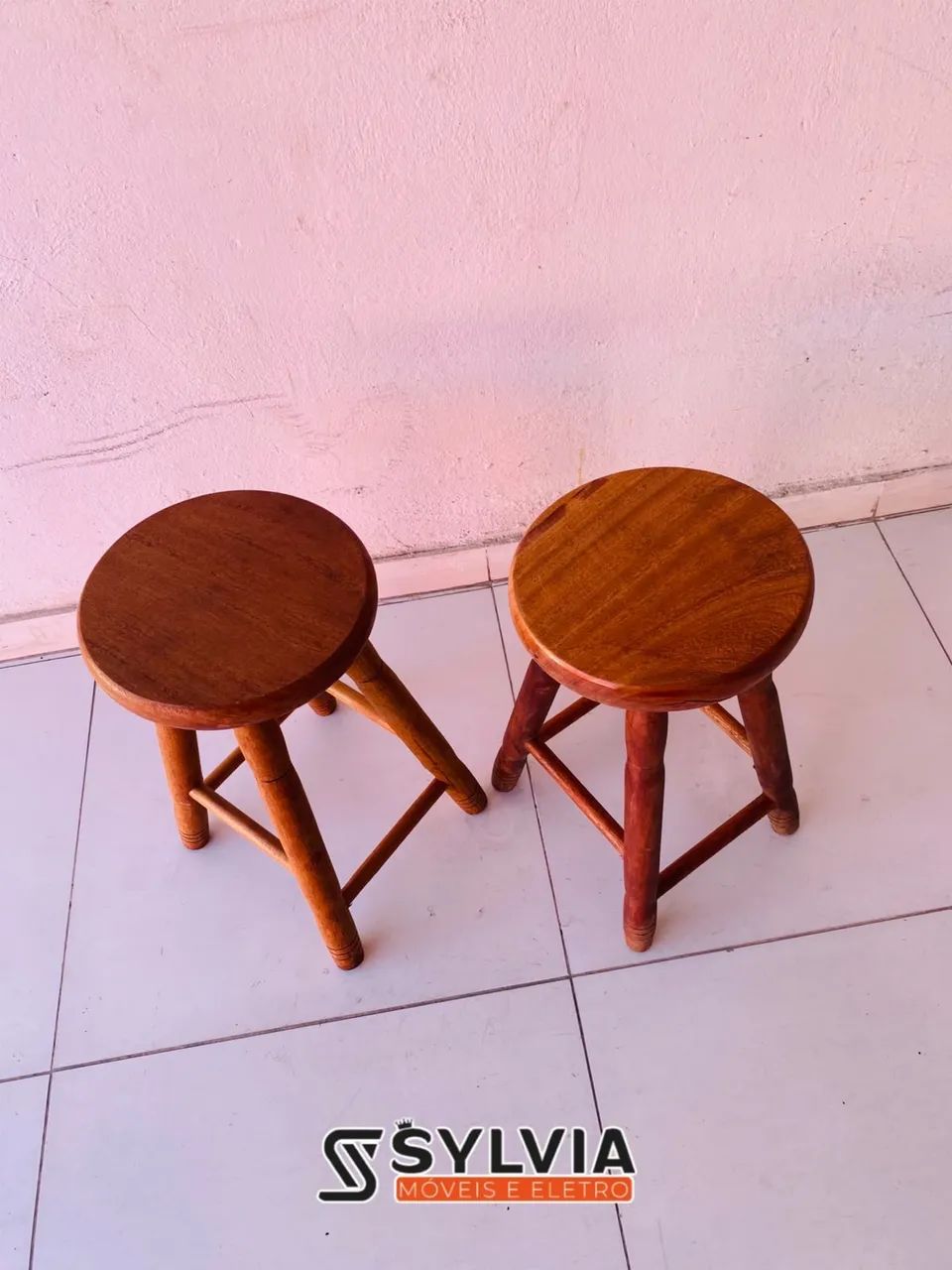 BANCO MÉDIO DE MADEIRA 50 CM - Foto 3