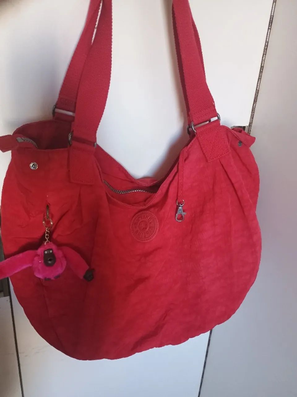bolsa original da kipling vermelha