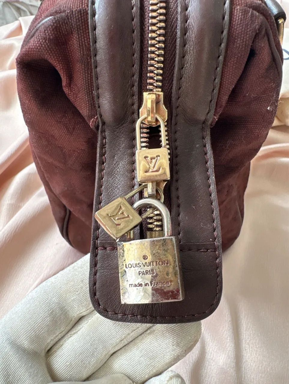 Bolsa Louis vuitton Josephine marrom  - Foto 4