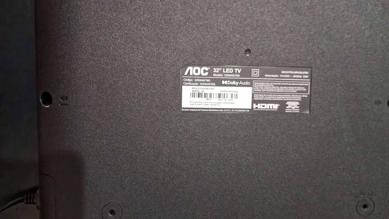 Vendo tv voc 32 LED,nova com apenas dois meses de uso 800,00 . - Foto 3