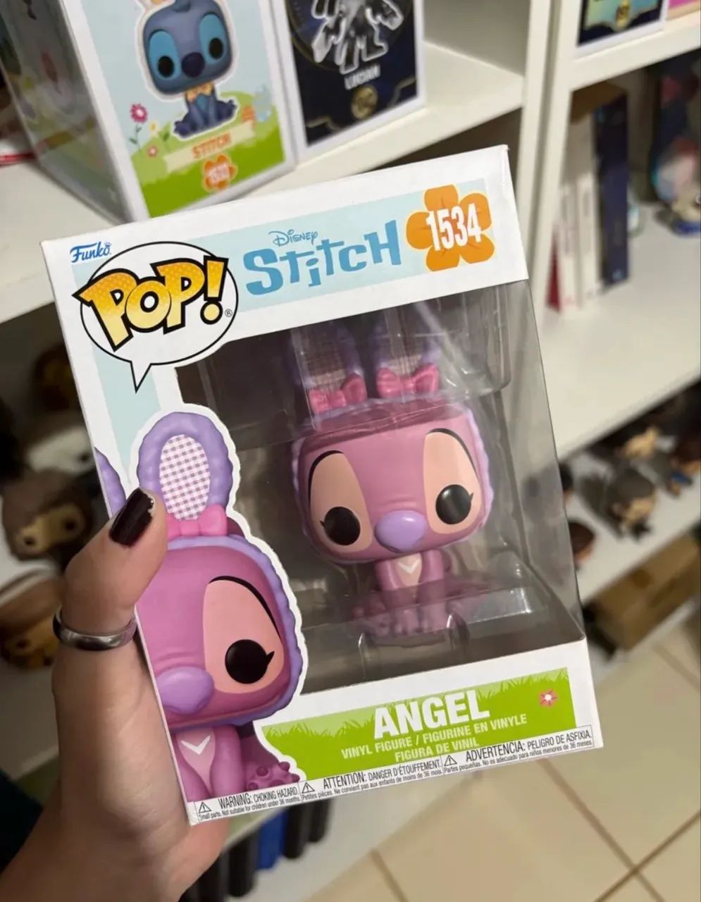 Funko pop Stitch #1533 e Angel #1534 Combo  - Foto 3
