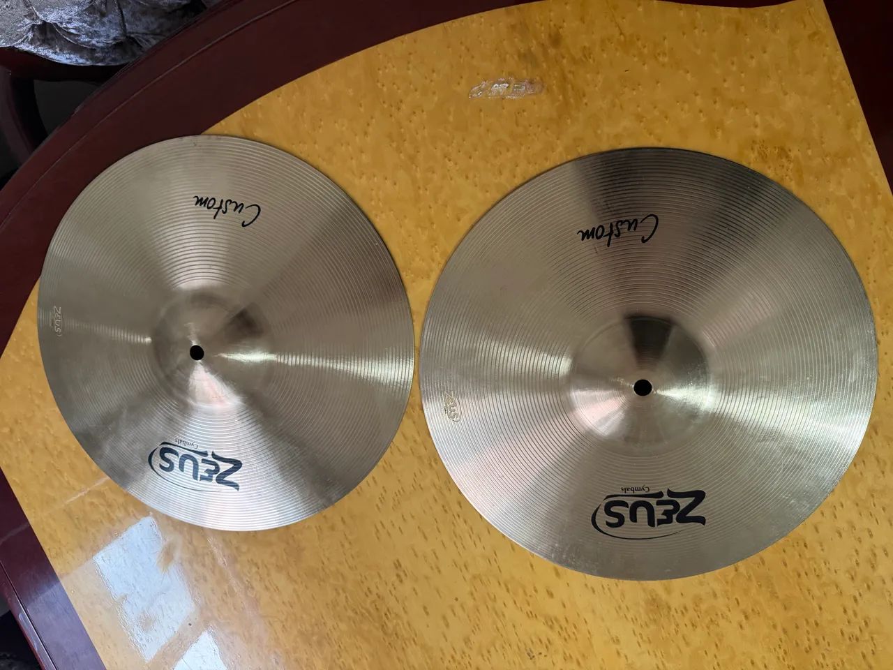 Kit de Pratos Zeus Custom Set E - 10?, 14?, 16?, 18? e 20? - Foto 5