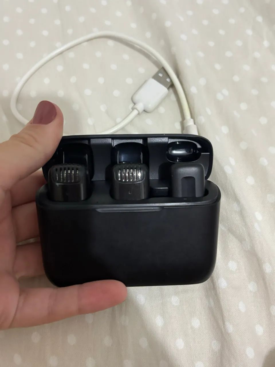 Microfone sem fio Ulanzi J12 entrada Lightning   - Foto 3