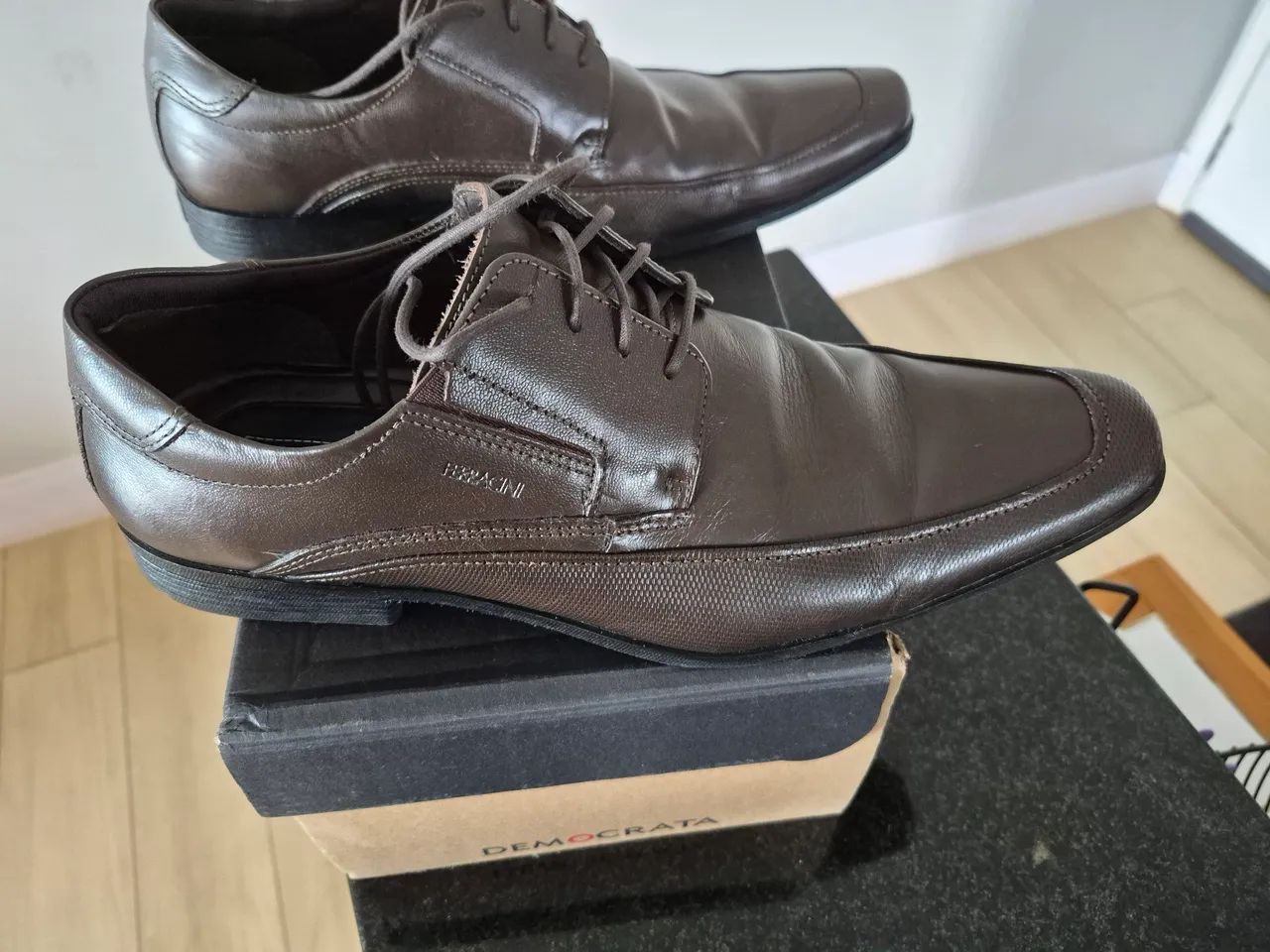 SAPATO FERRACINI MARROM MASCULINO NR 41