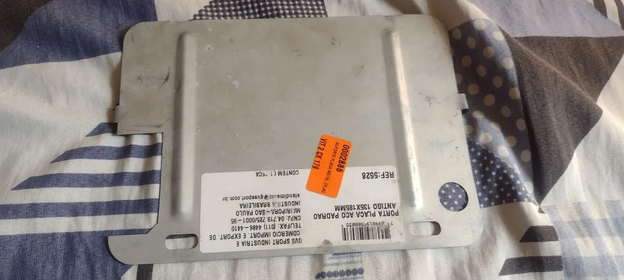 Chapa para placa de moto 10 reais  - Foto 2