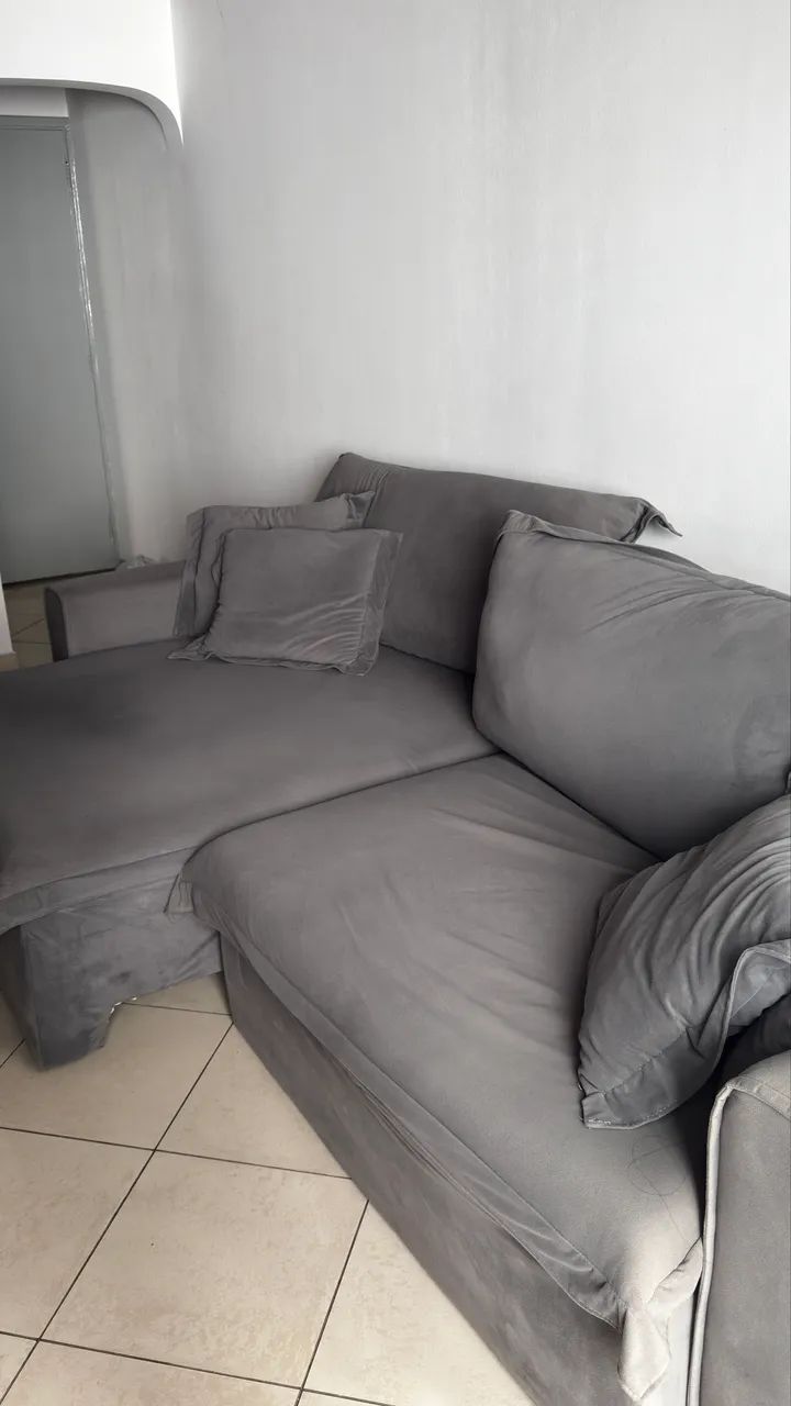 Sofá retrátil sem caixa atrás  - Foto 5