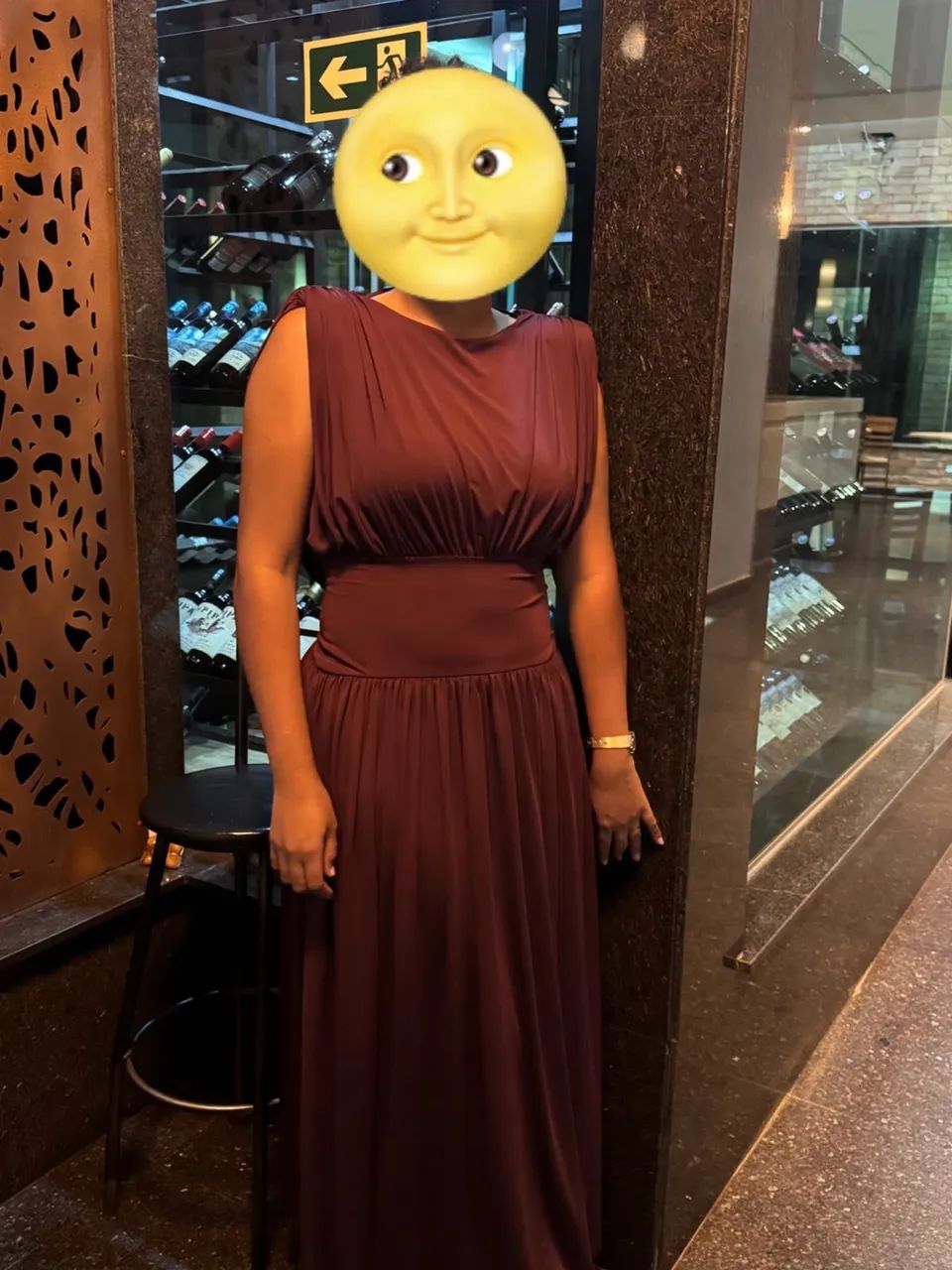 Vestido de festa - Marsala  - Foto 4