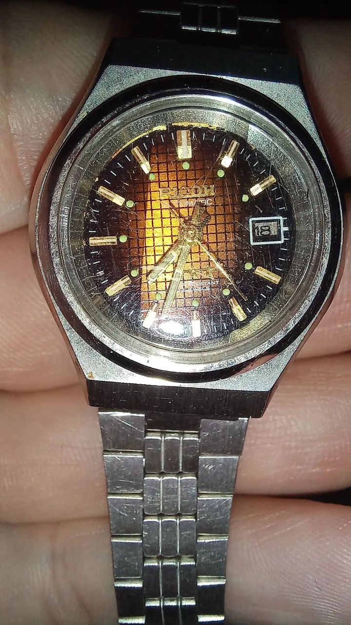 Relógio Ricoh Automático Vintage Anos 70
