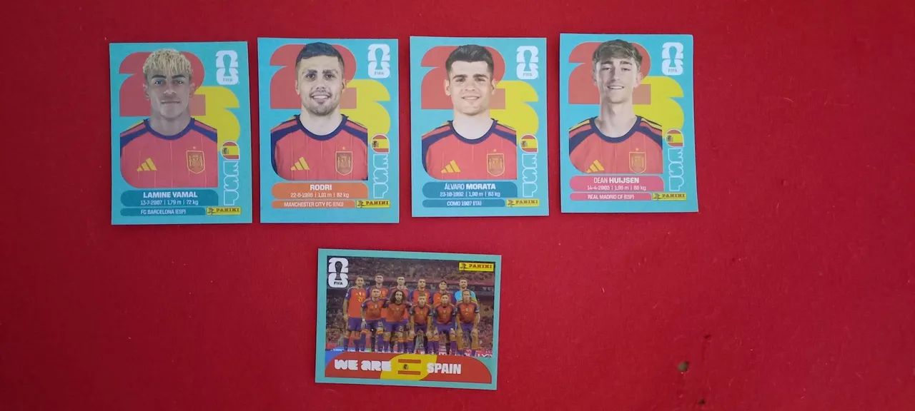Figurinhas Espanha Campeões Copa do Mundo 2026 - Hobbies e