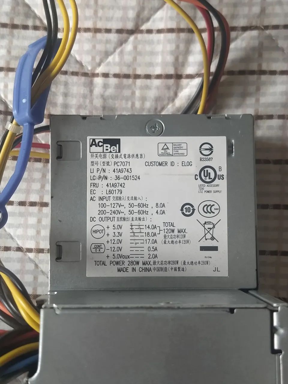 Fonte PC ACBEL PC7071 - Foto 5