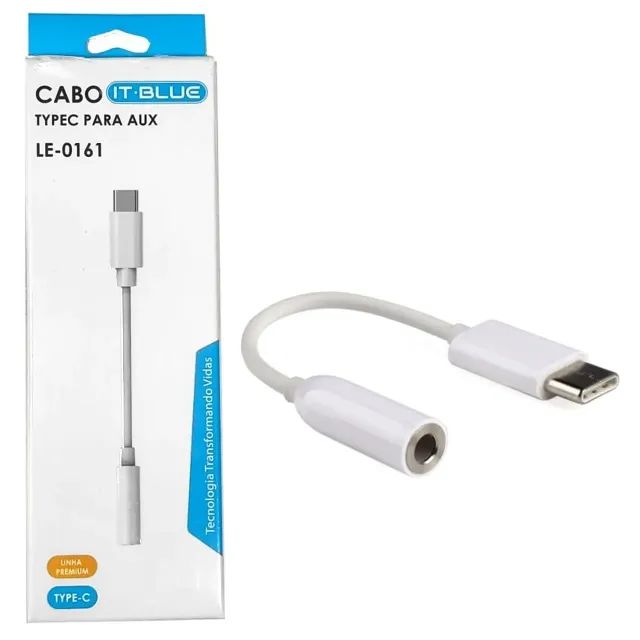 Aapatdor Tipo C Para P3 Fone e Microfone