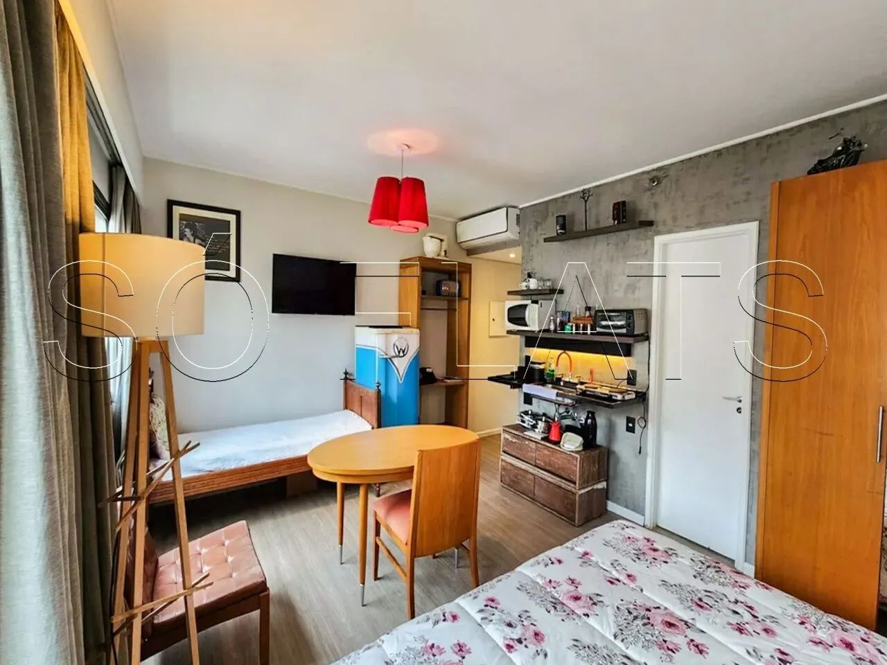 Slaviero Moema, flat disponível para locação 27m² e 1 dormitório.