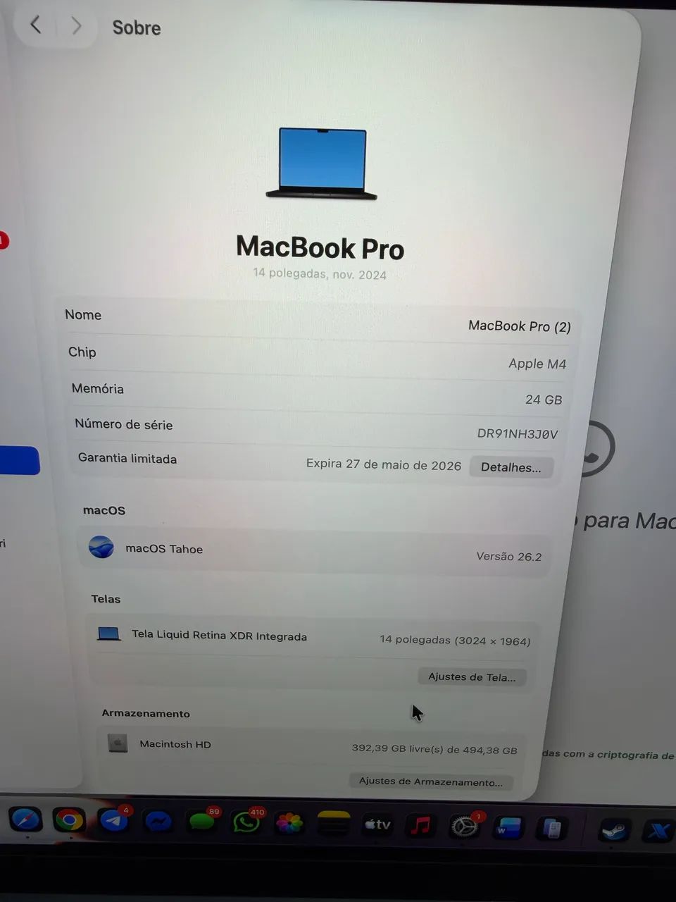 Macbook pro m4/24gb - Foto 3