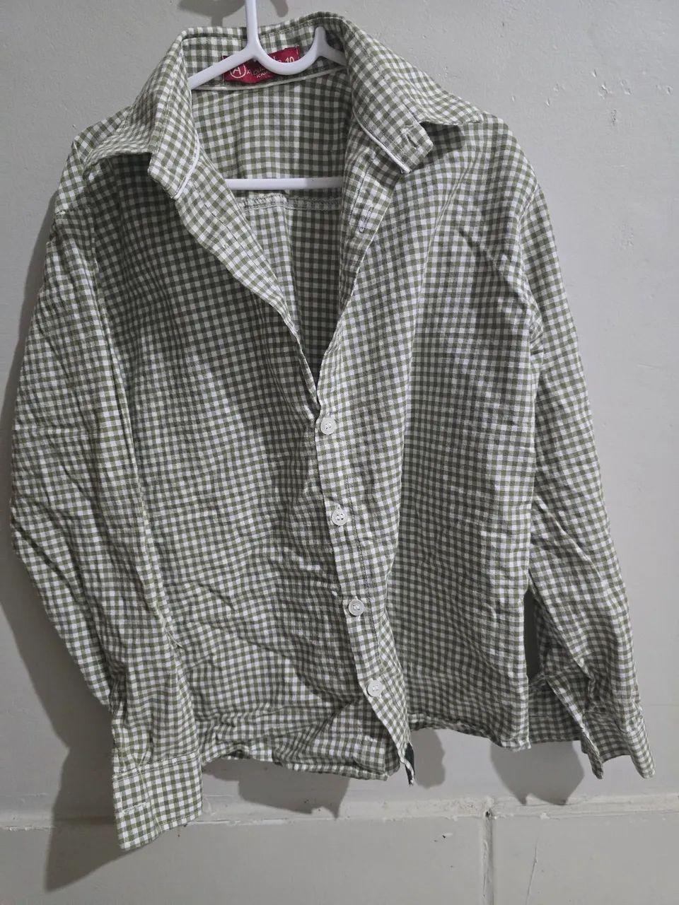 Blusa xadrez infantil  - Foto 2