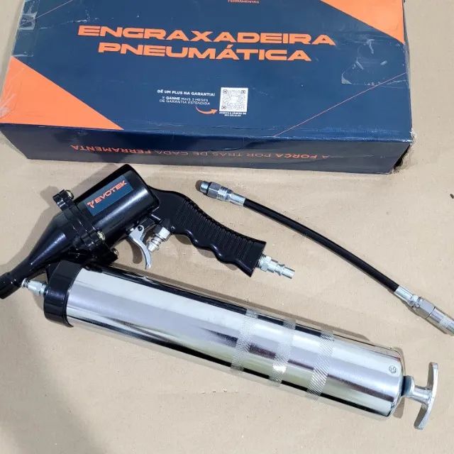 Bomba De Graxa 600g Engraxadeira Pneumática Manual - Ferramentas