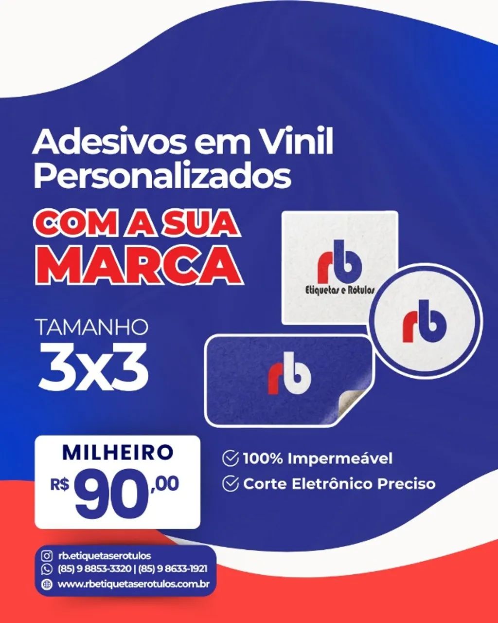 ADESIVO EM VINIL