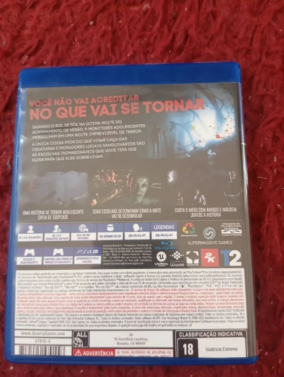 Vendo Jogo The Quarry PS4/PS5 - Foto 2
