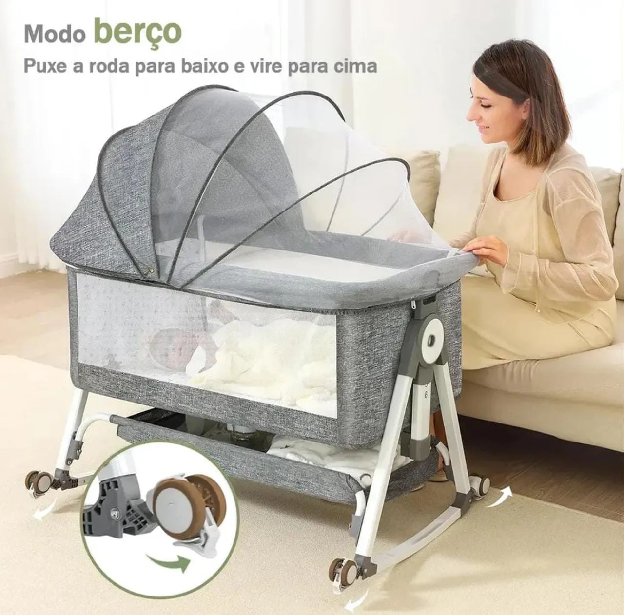 VENDO BERÇO MOISÉS NOVO