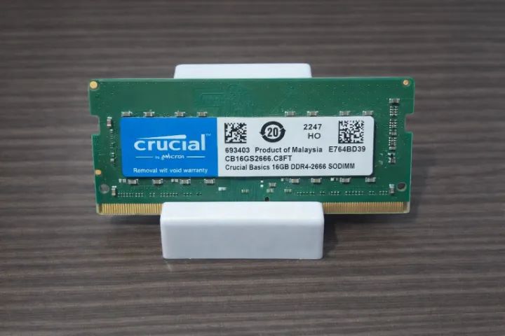Memoria Crucial 16GB SODIMM DDR4 2666 - Memória RAM - Jardim