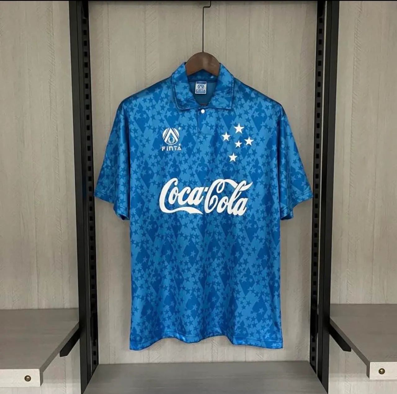 Camisa retrô Coca Cola - Cruzeiro 