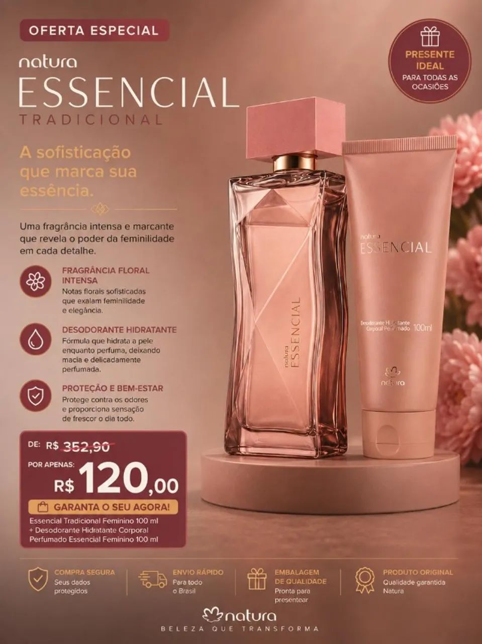 Kit Essencial Feminino Tradicional 100ml