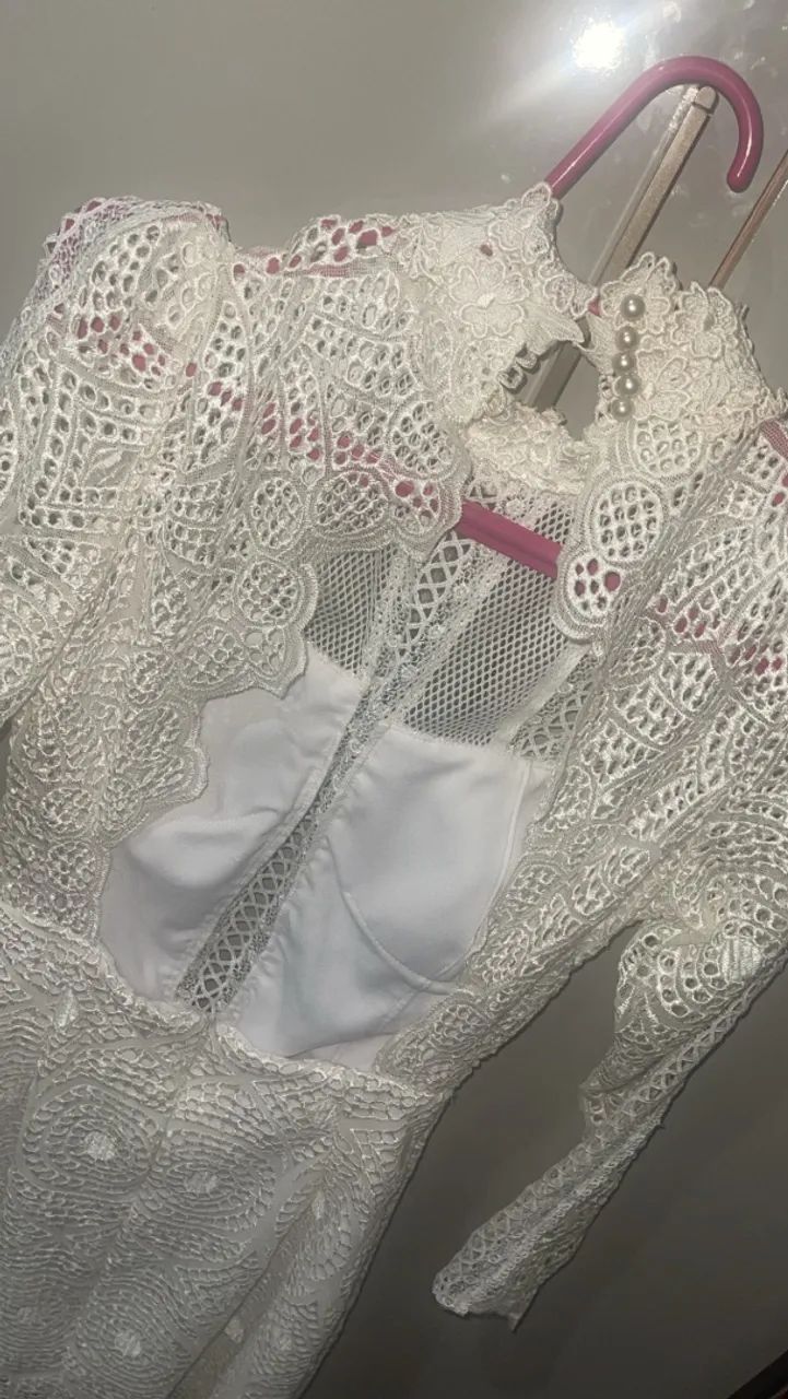 Vestido Todo no Guipir - Foto 5