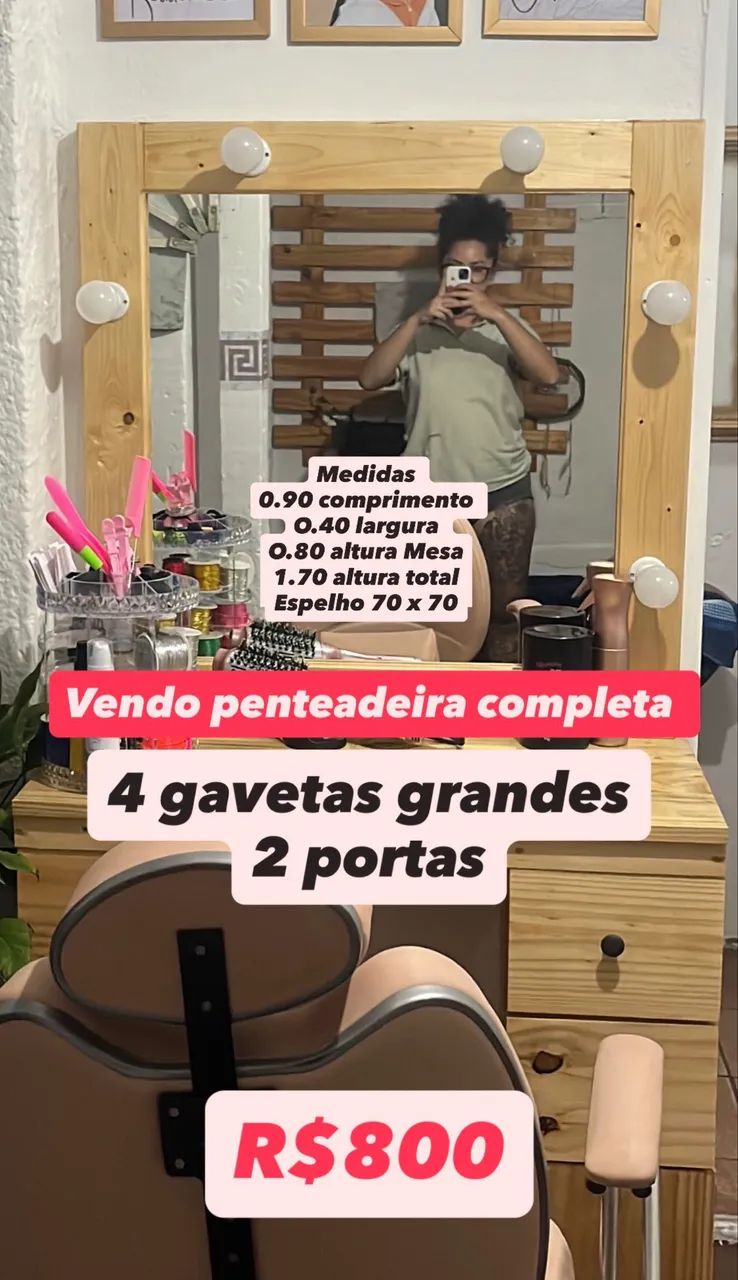 Penteadeira com Espelho - Foto 3