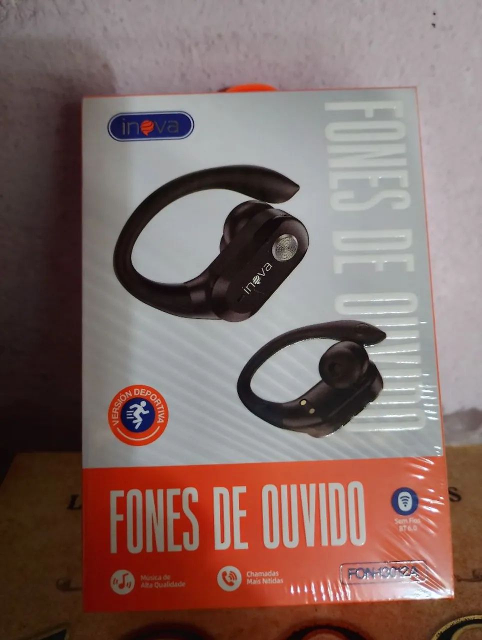 Fone de Ouvido Esportivo - Bluetooth 6.0