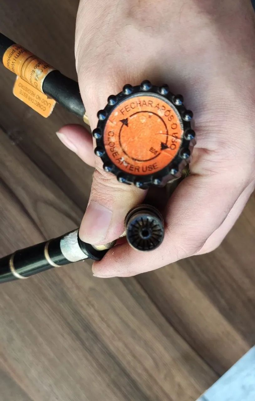 Maçarico De Ourives Orca Mod 75 Original Com Bico E Registro - Foto 3