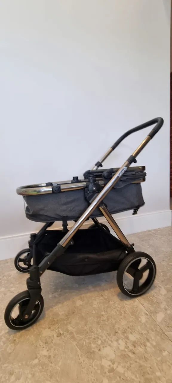Carrinho Bebê Completo (Carrinho, Moisés, Bebê conforto e base isofix) - Foto 5