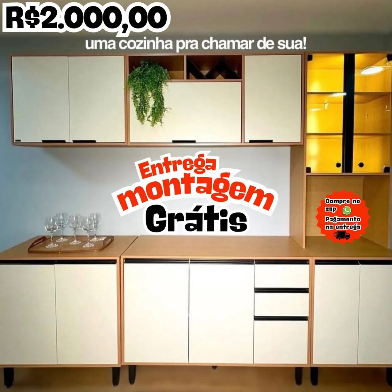 Armário Ravena com Led 