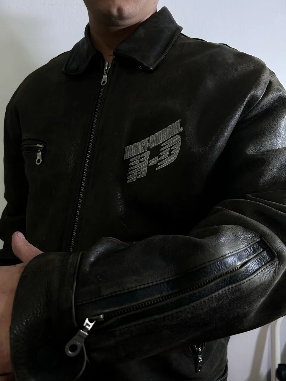 Jaqueta Harley Davidson couro legítimo. - Foto 2