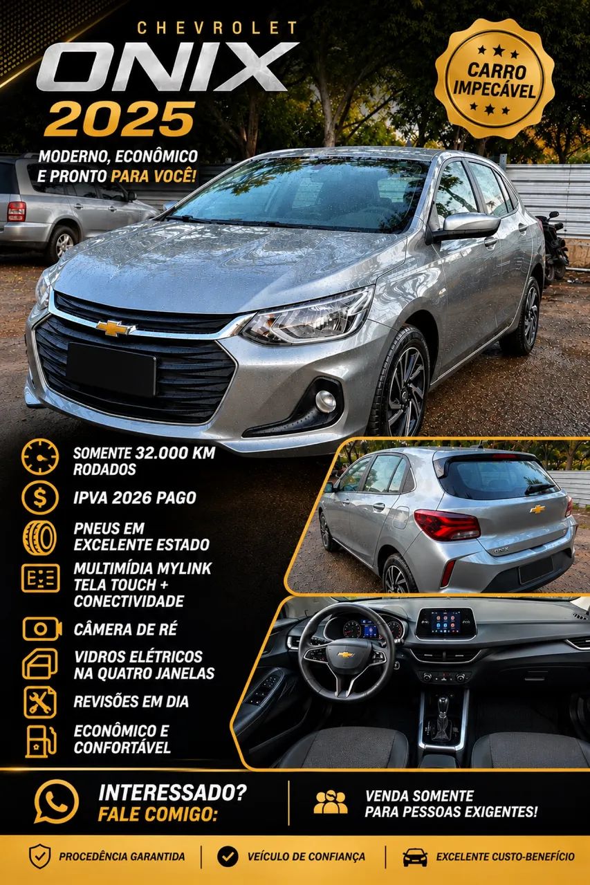 Chevrolet Onix ONIX HATCH LT 1.0 12V Flex 5p Mec. 2025