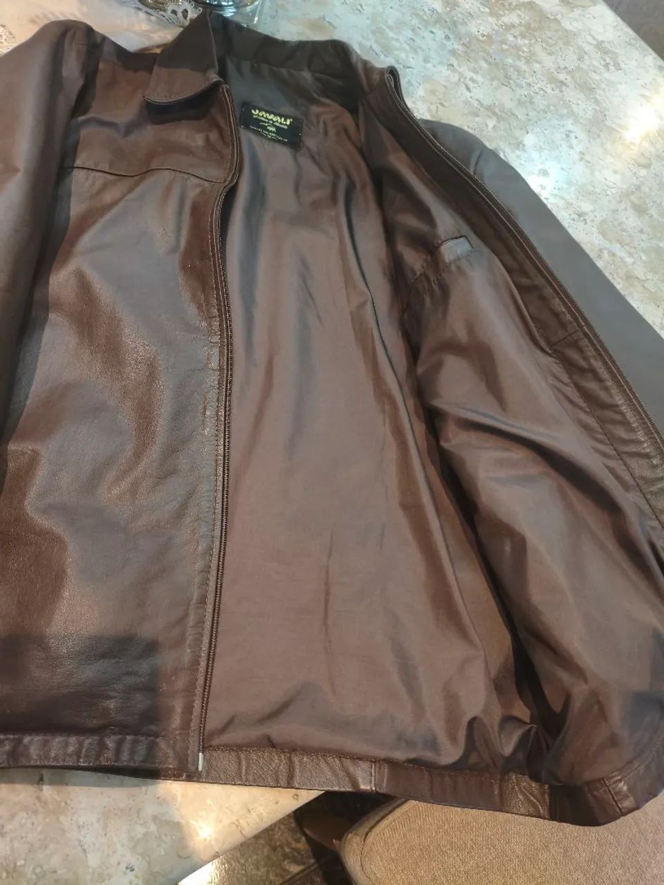 Jaqueta masculina couro javali  - Foto 3