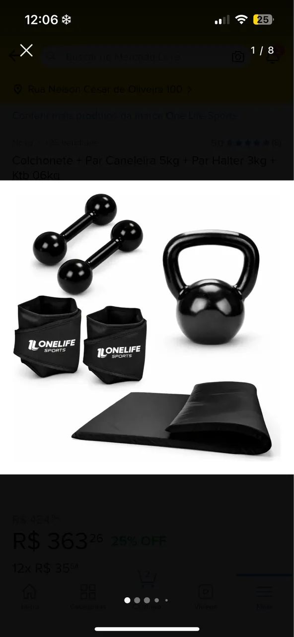 Vendo kit treino em casa  - Foto 2