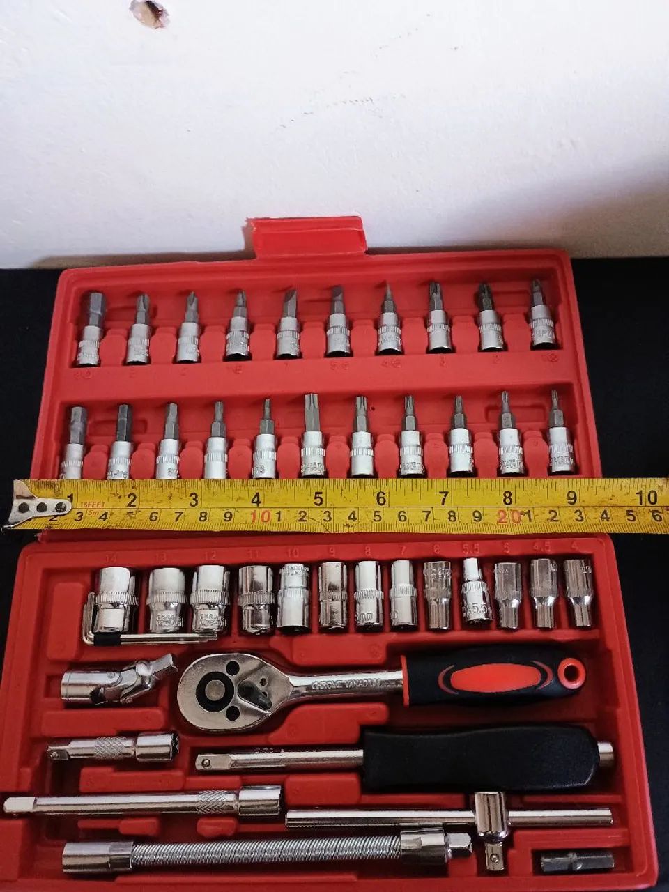 46-piece tool kit with socket wrench / SUPER DEAL65204302308227123