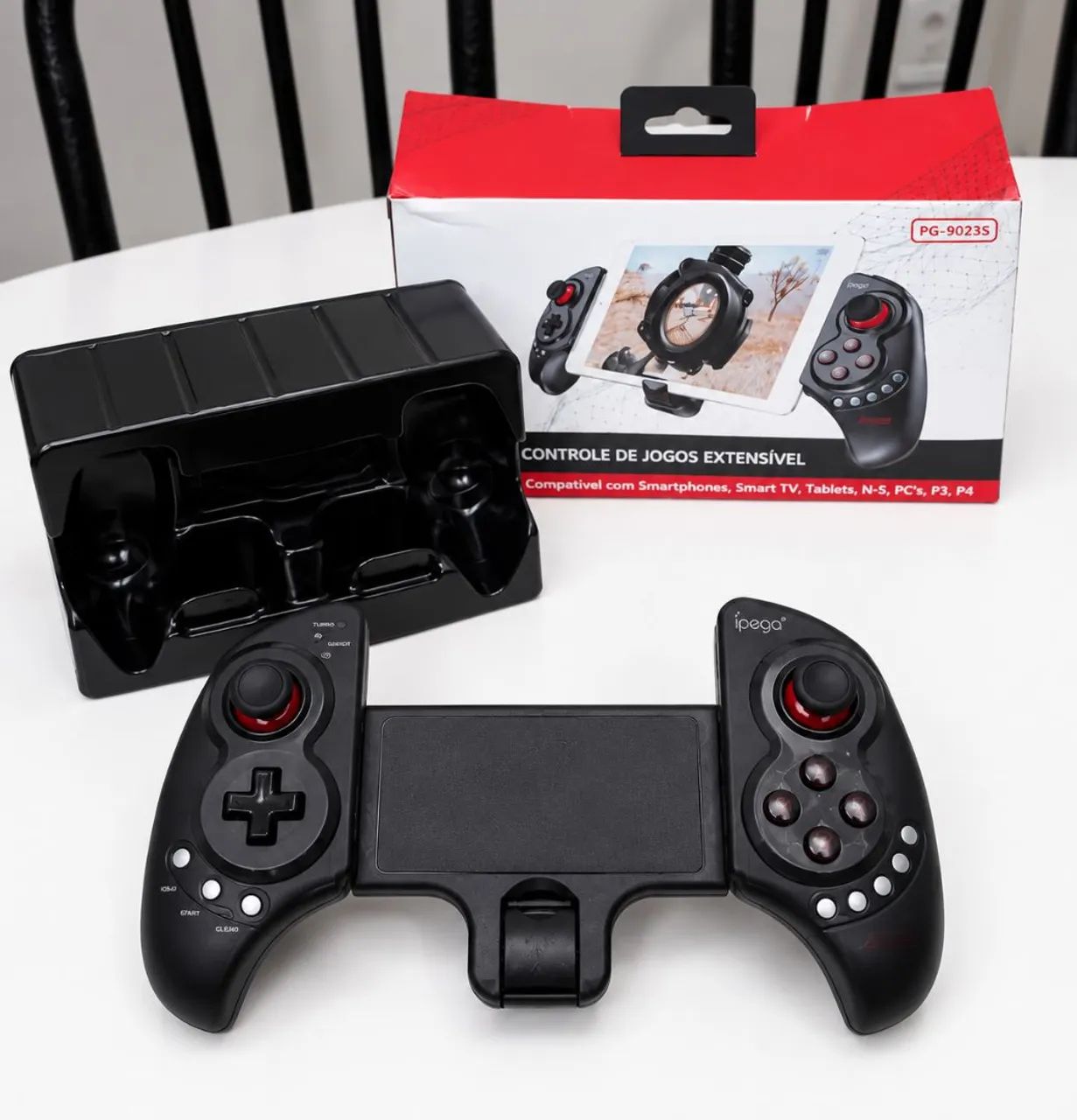 Controle Bluetooth IPEGA PG-9023S Original | Android, iOS, PC e Smart TV