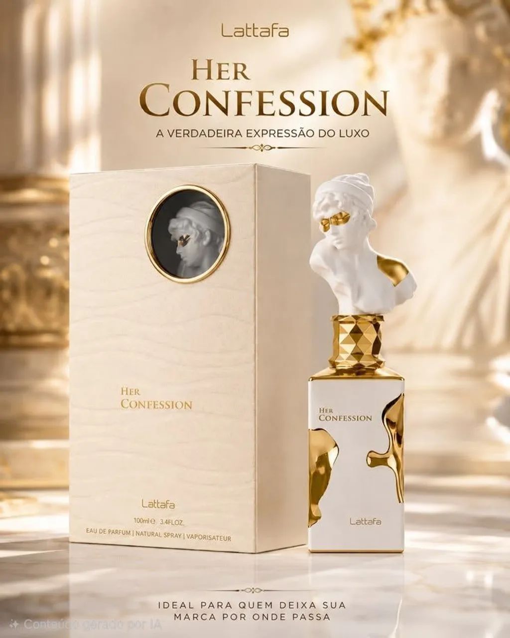 Perfume Árabe Feminino Her Confession  - Foto 3