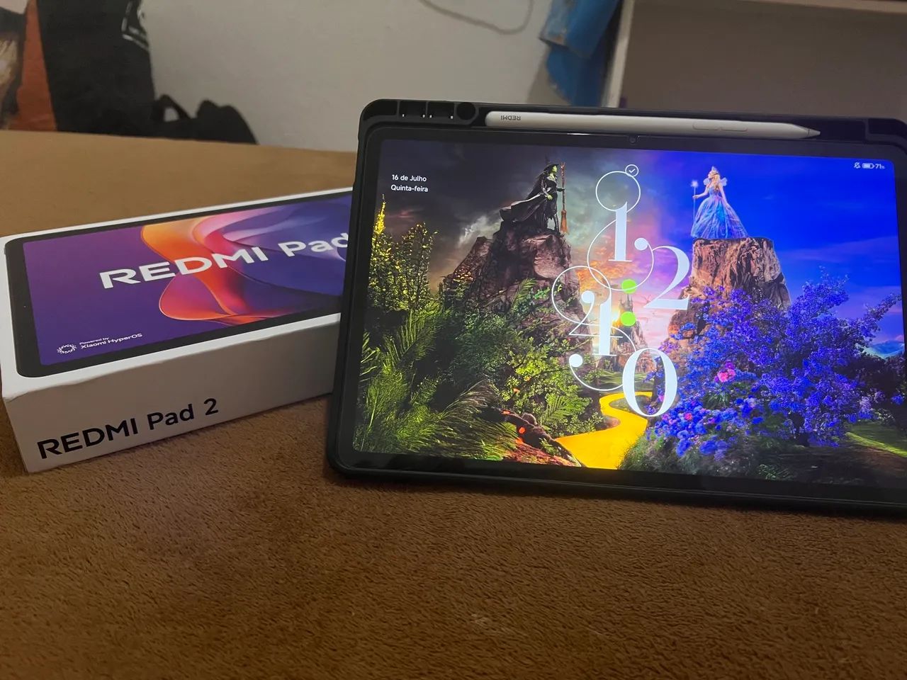 TABLET REDMI PAD 2 SEMI NOVO + CANETA ORIGINAL!