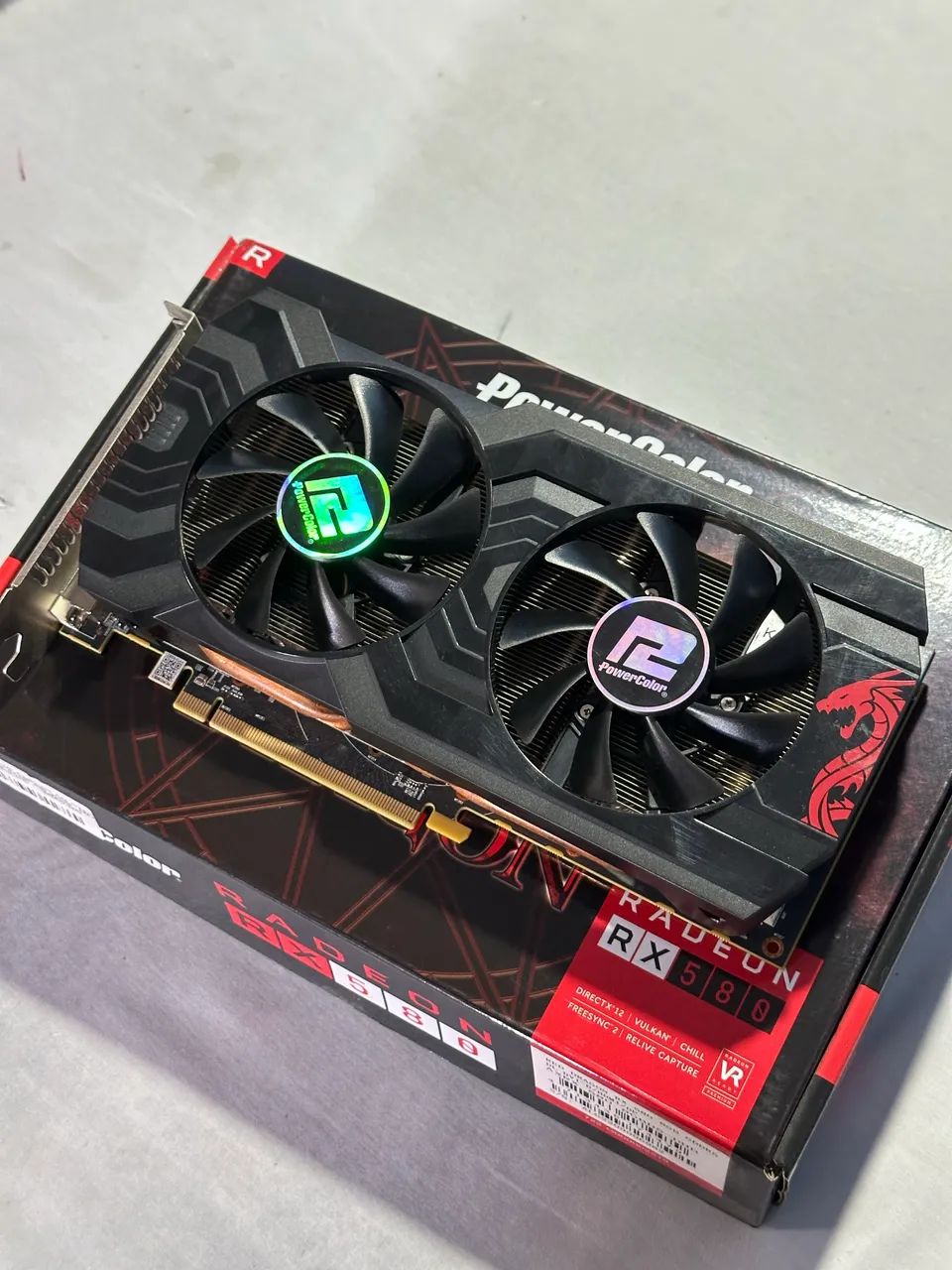 Placa de vídeo RX 580 - 8GB Gigabyte
