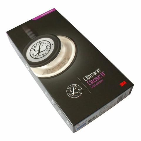 Estetoscópio 3m Littmann Classic Iii 3 Black Smoke 5811 27in - Foto 2