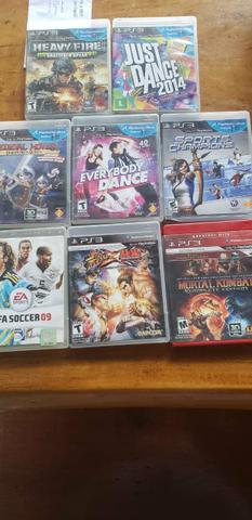 Jogos ps3 + jogos e acessórios realidade virtual