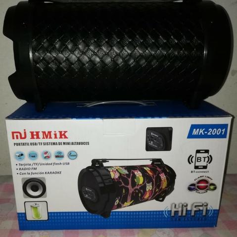 Caixa De Som Portatil Bluetooth Mp3 Fm Pc Micro - Mk2001
