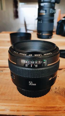Lente Canon 50mm f1,4 USM - Foto 3