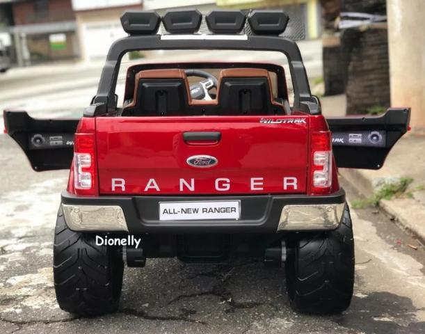 Carro Elétrico Infantil Ford Ranger Wild Track 12 volts. 4x4 Gigante Licenciado - Foto 4