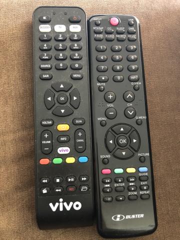 Controle remoto Receptor Vivo e TV Buster - Original e novos.