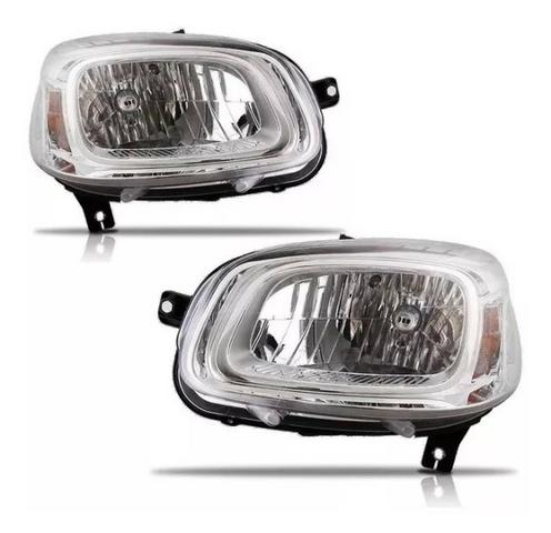 Par Farol Cromado Fiat Uno 2015 2016 2017 - Foto 2