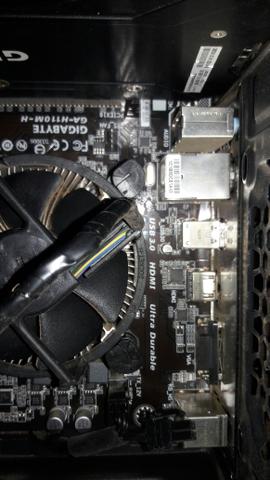 Placa mão + processador