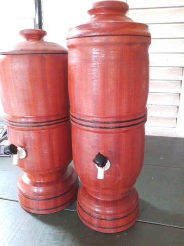 Filtro para bebidas de madeira