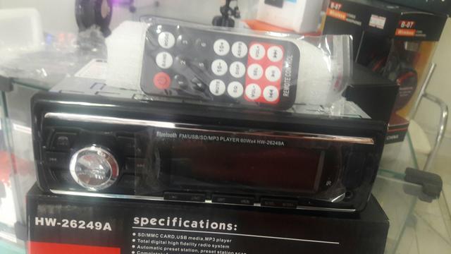 Rádio carro Usb Bluetooth cartão de memória - Foto 2